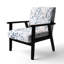 Chaise d'appoint abstraite - Fauteuil bleu Spirit Garden-192166356