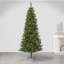 7.5' Lighted Artificial Pine Christmas Tree