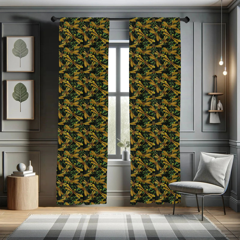 Room Darkening Sliding Panel Pair, 28" x 84"