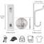 Bromberg Metal Wall Wall Hook