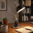 22"H Satin Nickle Good Neck Table Lamp