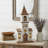 25" Brown Church Figurine