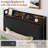 Upholstered Bed Frame with Storage Drawers and Charging Station, Metal Platform Bed Frame with Storage Headboard & LED Lights, Noise-Free, No Box Spring Needed-1767559101-1767559106