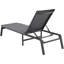 Chaise longue d'extérieur avec méridienne réglable à 5 positions