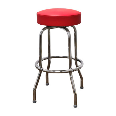 Retro Home Single Ring Swivel Bar & Counter Stool