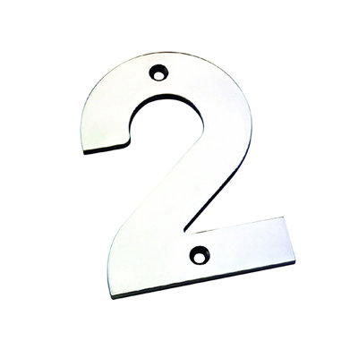 Dollis 10cm H Stainless Steel House Number