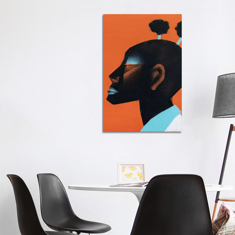Cabeca II by VCalvento - Print on Canvas, 101.6 cm H x 66.04 cm W x 1.91 cm D, Wrapped Canvas