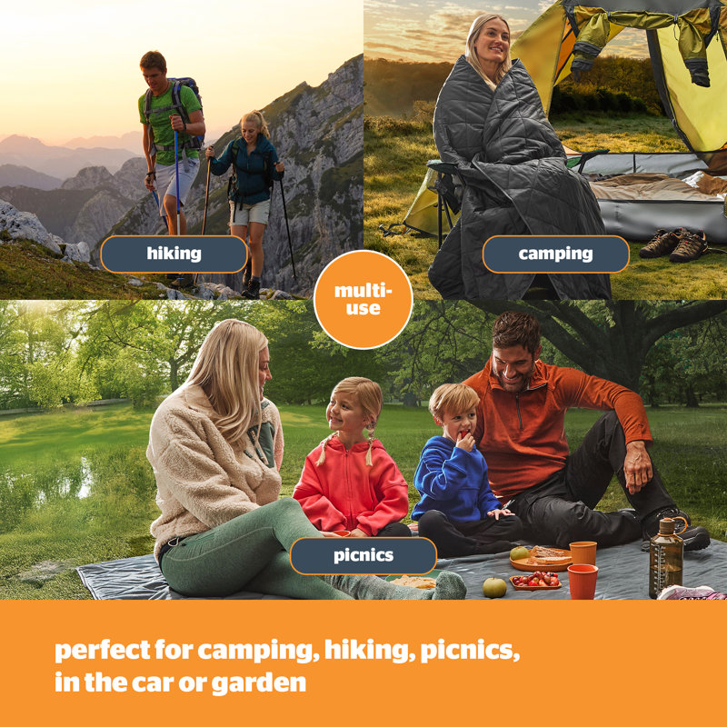 Silentnight Camping Quilted Travel Blanket