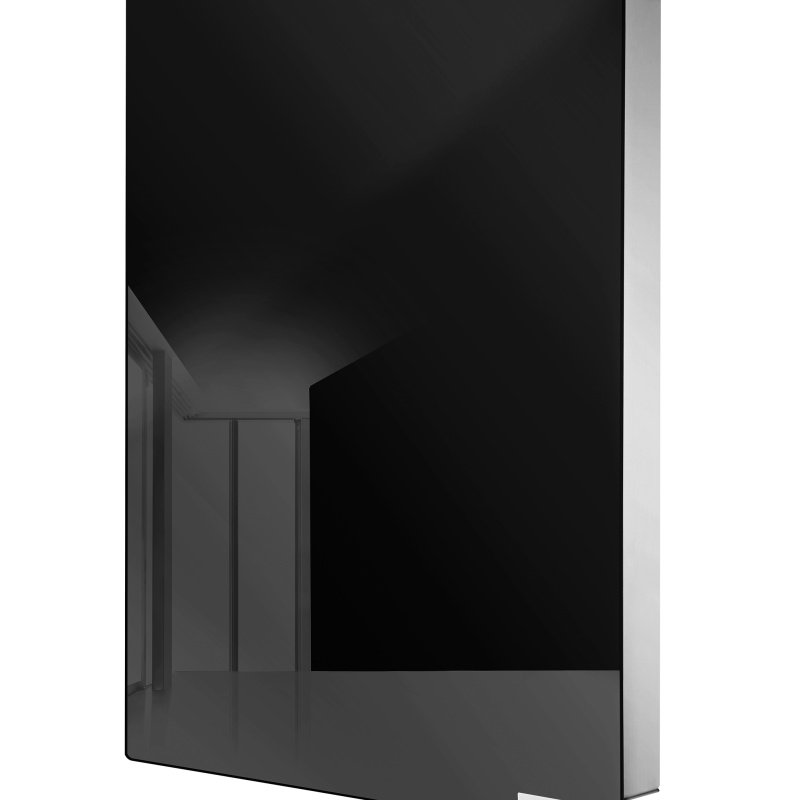 Velio Key Box/Magnetic Glass Board, Black