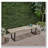 Solid Wood Outdoor Bench-944419043