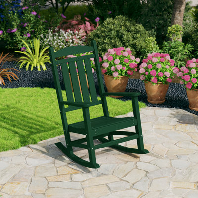 Chaise berçante en plastique Laguna