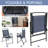 Sibele Steel Outdoor Folding Dining Armchair-927411279