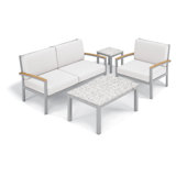 Travira Outdoor 4 - Piece Conversation Set