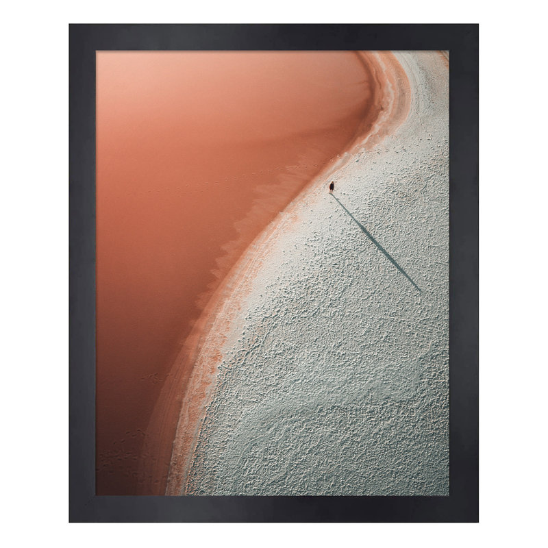 Cadre photo affiche en bois, Noir, 16 po x 20 po