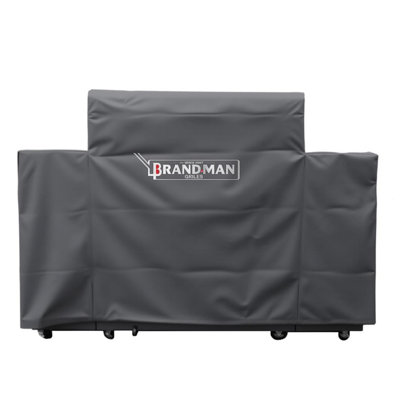 BBQ Grill Cover for Rustler 6 Burner BBQ Grill by Brand-Man Grills-Custom Fit - Fits up to 67"