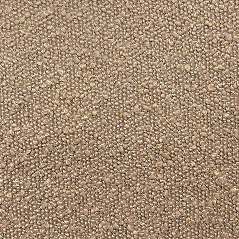 Banc de rangement rembourré Amsi, Bouclette brune