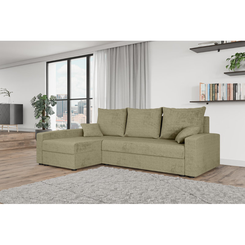 Shray 3 Seater Corner Sofa , Dark beige - Matana18