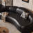 Modern Simple Light Luxury Black Sofa
