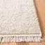 Tapis beige à poil long en laine Wyly-1603202696