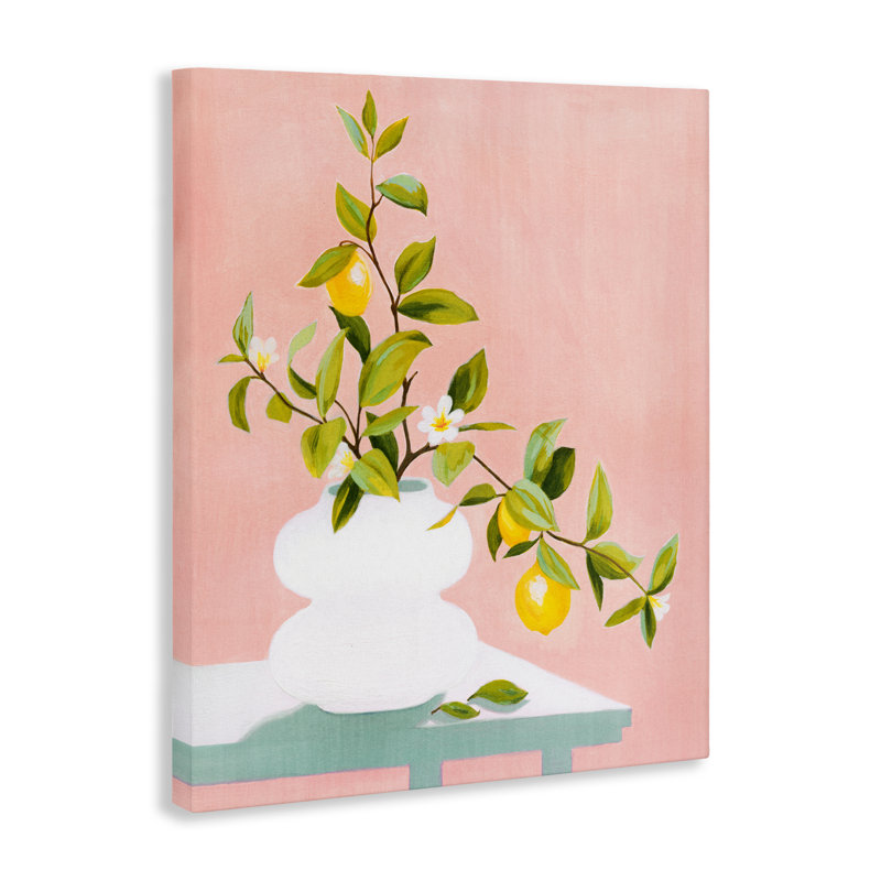 Après-midi, plante Limoncello, toile par Grace Popp, H 48 po x l 36 po