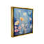 «Tranquil Blue Poppies Floater Frame» sur-716430785-716430786