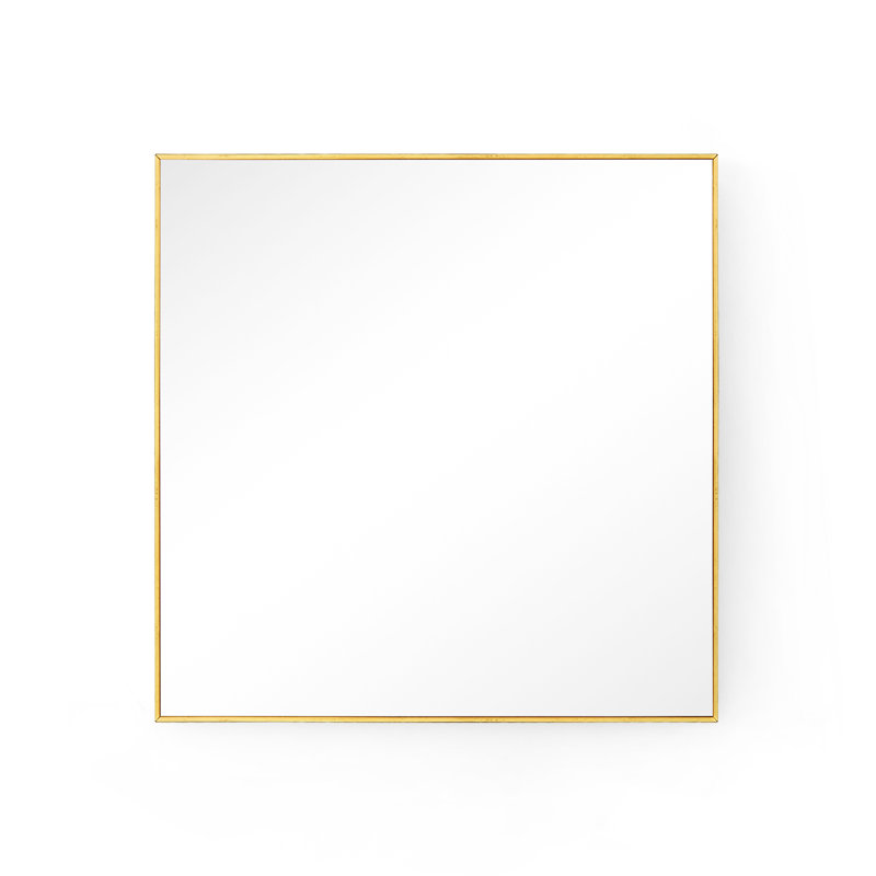 Clarence Square Metal Wall Mirror, 19.5" x 19.5"