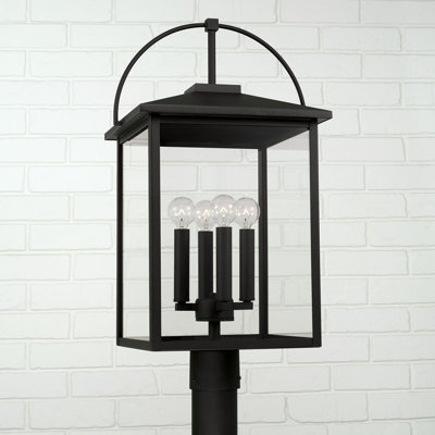 Tête de lanterne câblée à 1 lumière H 24,75 po Longley