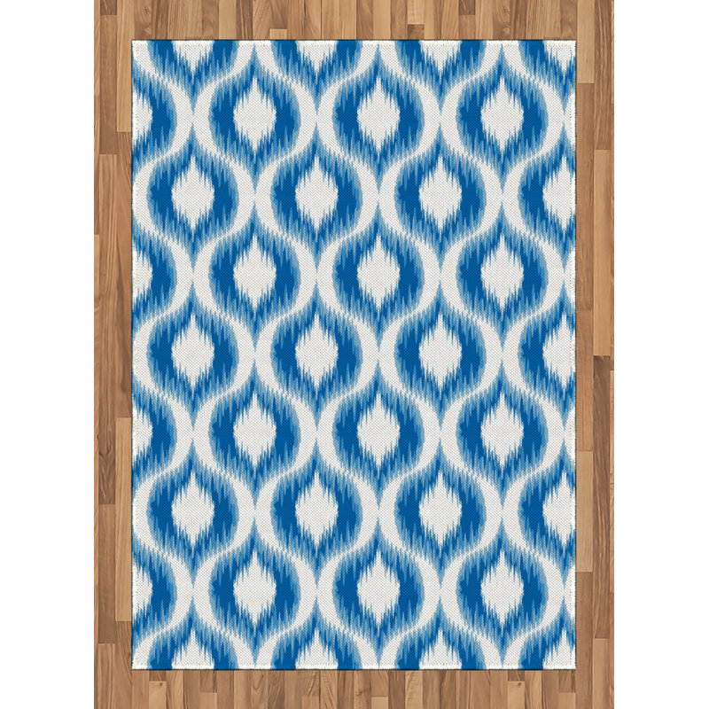 Artie Ikat Hand Woven Area Rug, Rectangle 120 x 180cm
