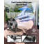 iLIVING ILG8MF24-77 24 po. Ventilateur tambour à grande vitesse pour circulation industrielle, commerciale, résidentielle pour garage, magasin, patio, grange, serre, contrôle de vitesse 7700CFM, homologué UL