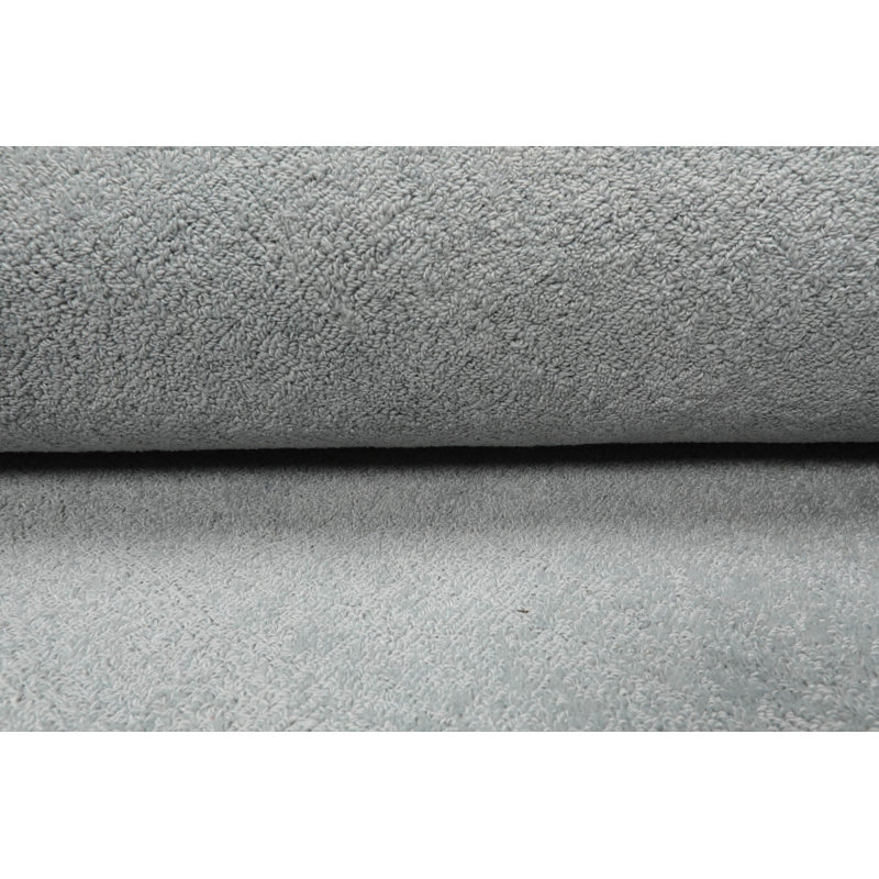 Tapis oriental bleu clair touffeté à la main multicolore, Rectangle 7 pi 6 po x 9 pi 6 po