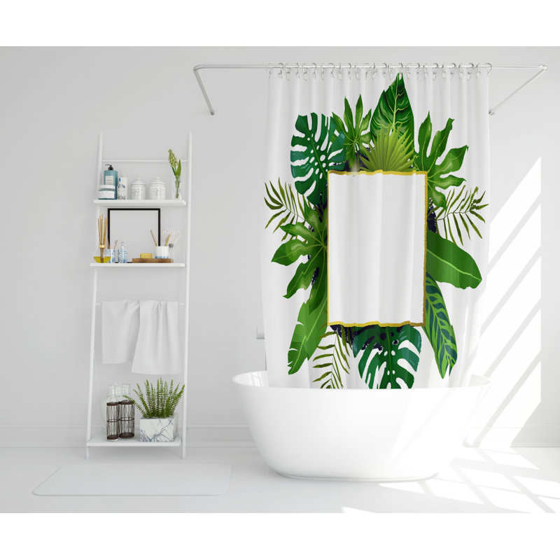 Jayvion Polyester Shower Curtain, 168cm H x 168cm W