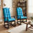 Adirondack Chair Cushion Set of 2, Thickened Patio Chair Cushions with Ties, Waterproof and UV-Protected Rocking Chair Cushion for Indoor and Outdoor-2062659638