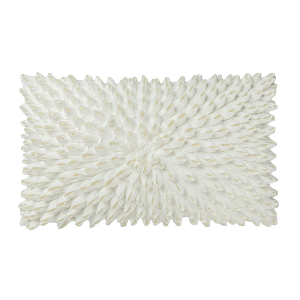  Rectangular Accent Pillow Cover Embroidered Throw Pillow Case Simulation Applique Cushion Cover ELSKERJW 