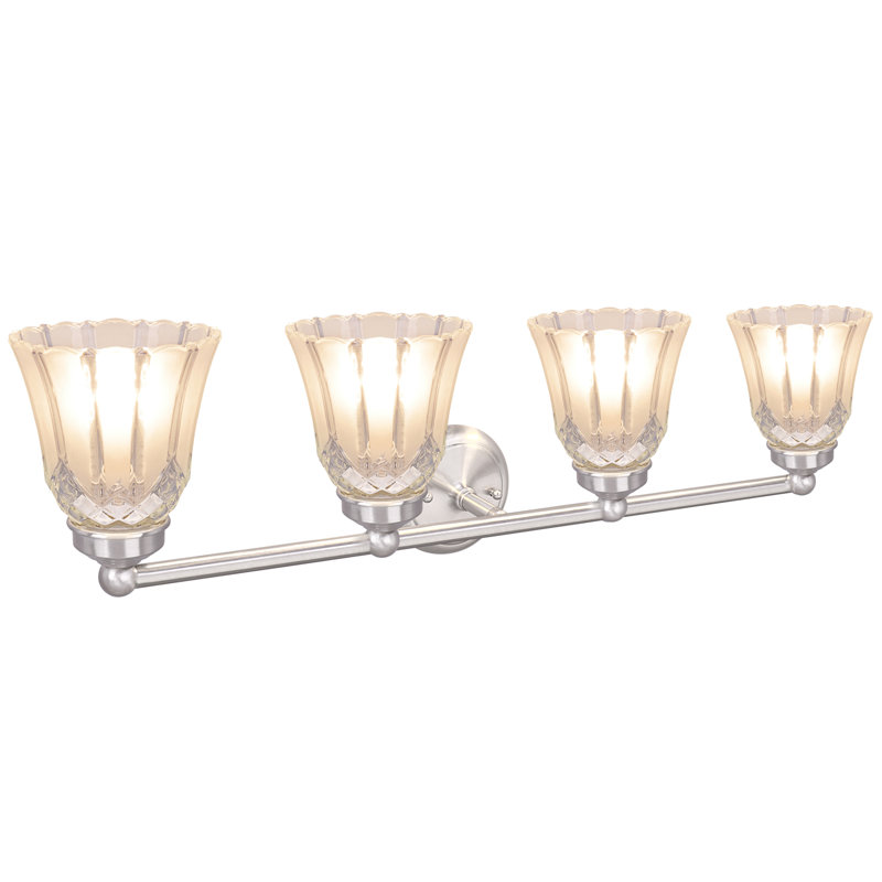 Éclairage pour meuble-lavabo 4 lumières Minneiska