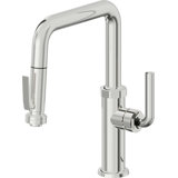 Descanso Kitchen Pull-Down Faucet with Squeeze Sprayer - Quad Spout