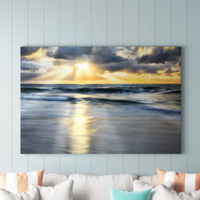 Cloudscape Shore - Wrapped Canvas Print