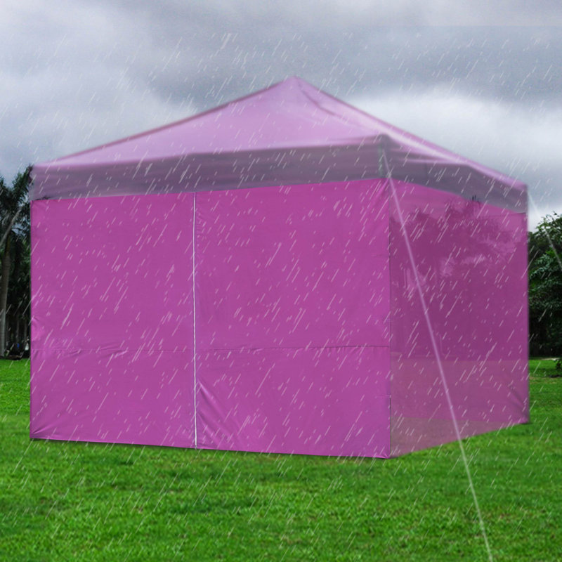 InstaHibit Universal Sidewall Zipper UV30+ Fits Canopy Picnic 1 Piece Purple, 119.69" H x 85.83" W x 0.39" D, Purple