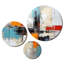 Ensemble de salon Asian Art Abstract Expression I - Abstract Collages