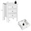 Table de chevet 3 tiroirs Belamy en brun-2091086622