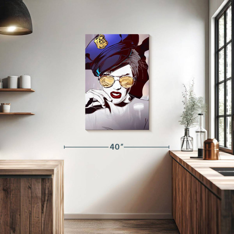Leisha Babe Cop, 36" H x 24" W