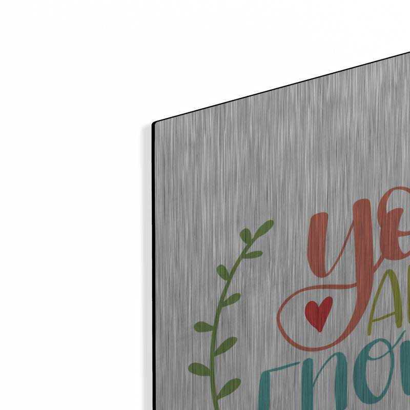 «You Are Enough» par Lisa Larson, H 24 po x l 24 po