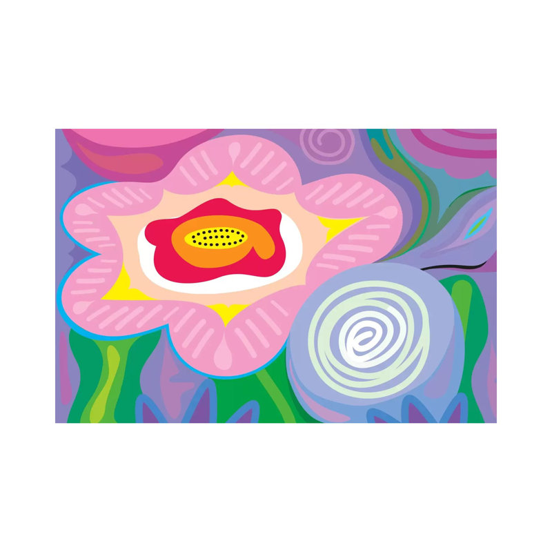 April Flowers by Charles Harker - Wrapped Canvas Print, 20.32 cm H x 30.48 cm W
