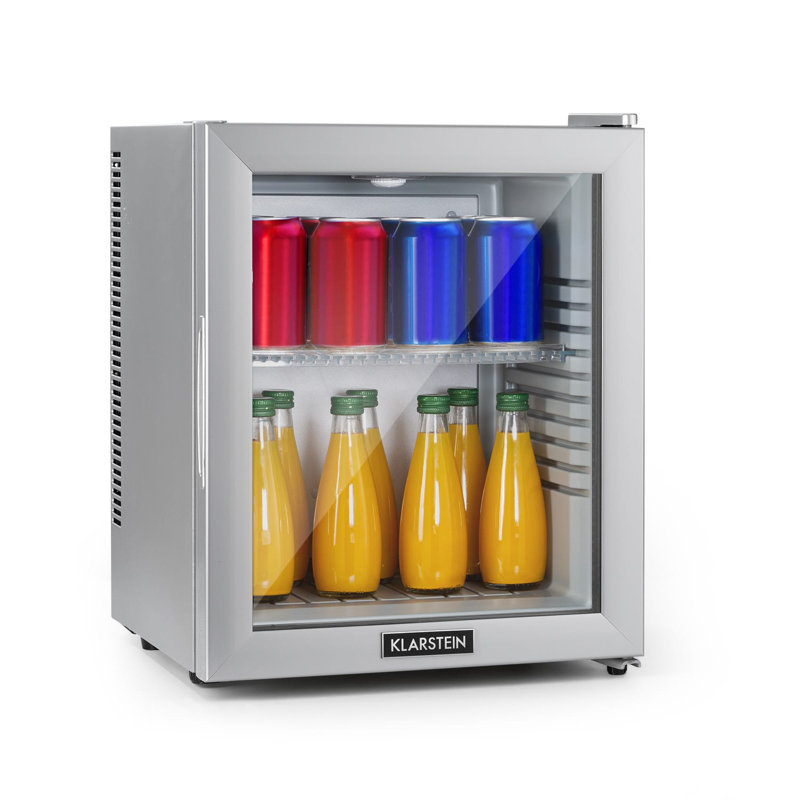 Klarstein 24m³ L Freestanding Mini Fridge, Silver