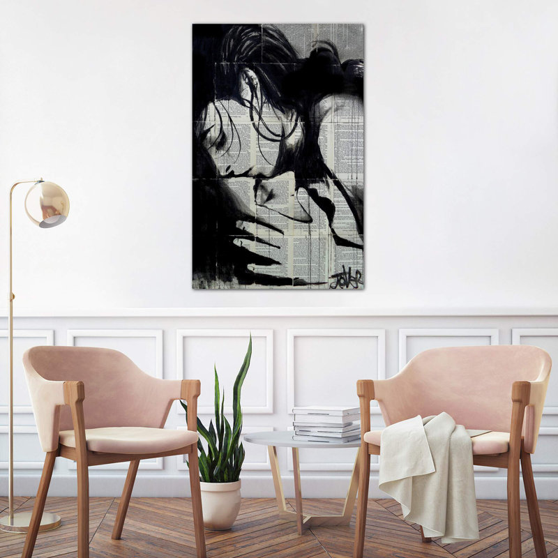 Soul Kiss by Loui Jover - Wrapped Canvas Print, 101.6 cm H x 66.04 cm W x 1.91 cm D