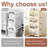 4 Tier Plastic Storage Bins With Lids, Stackable Storage Containers with Wheels, Folding Storage Boxes, Collapsible Storage Bins, Cabinets