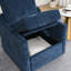 Fauteuil pivotant avec tissu chenille doux-1852998876