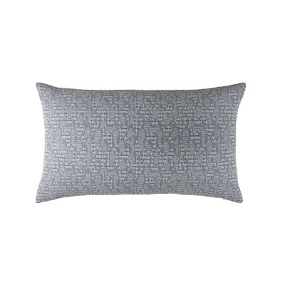 River Geometric Cotton Blend Throw Pillow