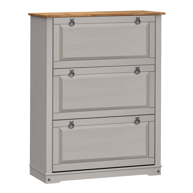 Bayhills Rectangle Accent Cabinet, Silver, Grey