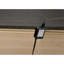 Table de chevet moderne avec garniture, gris chaud, bois massif, accessoire 3 tiroirs