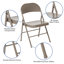 Double Braced Metal Folding Chair-1898137924